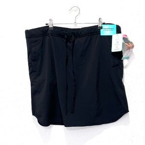 Lee Black Athletic Skorts Performance Wear 16M